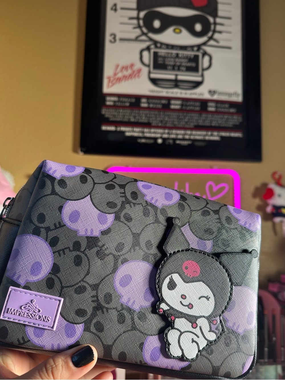 Kuromi™ Cosmetic Pouch